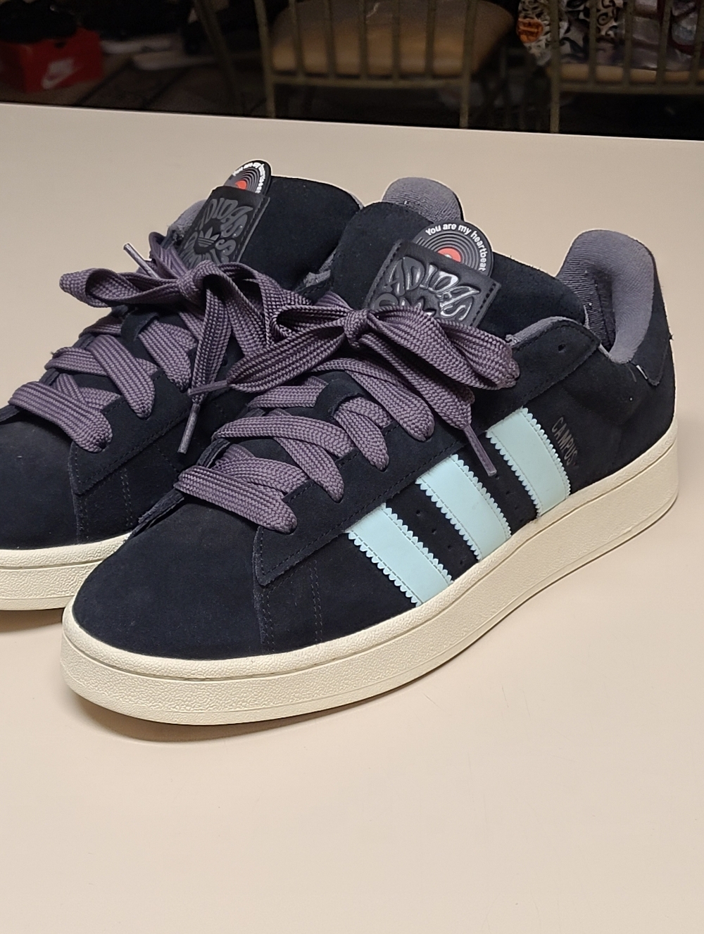 Adidas Campus 00's Valentines Day casual low top sneakers size 11 1/2